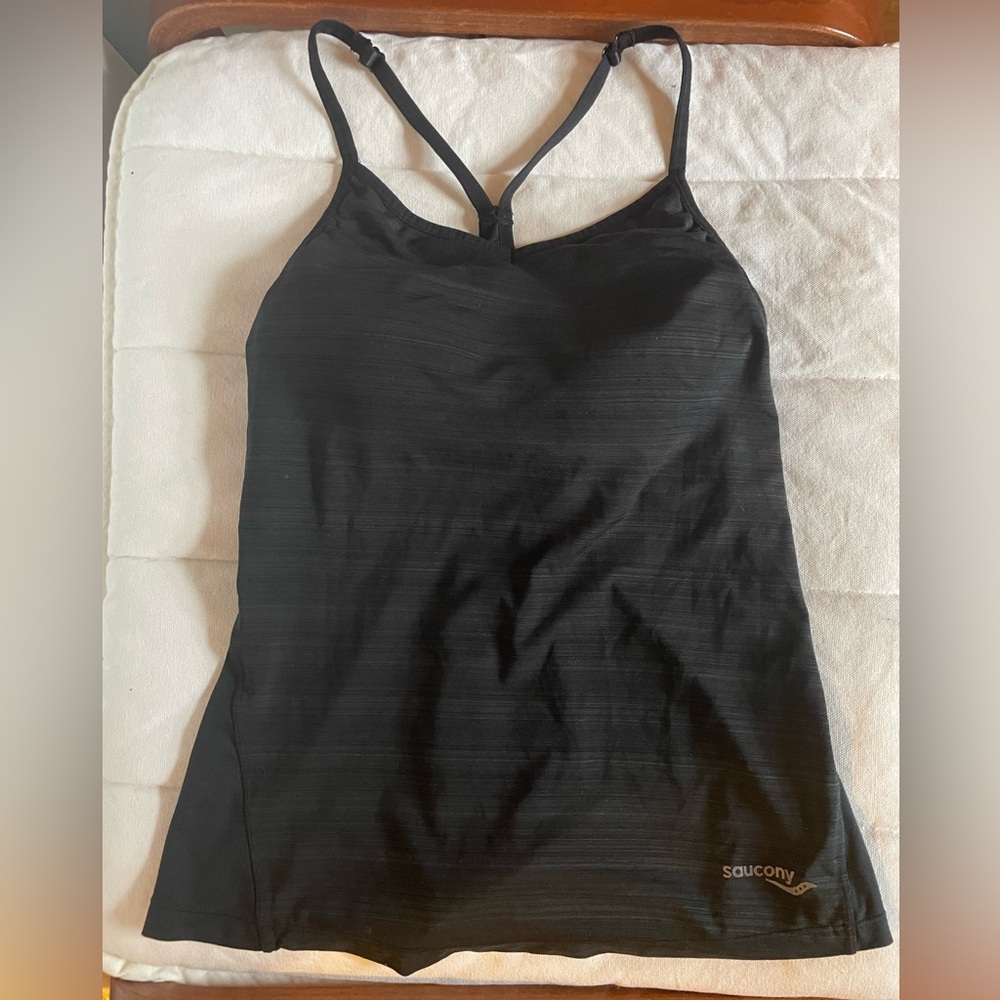 Saucony Black Tank Top